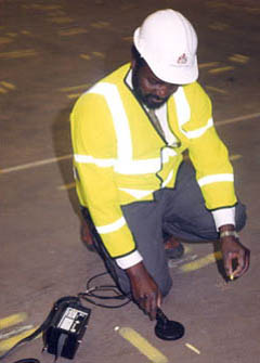 Devon CC using rebar locators in action